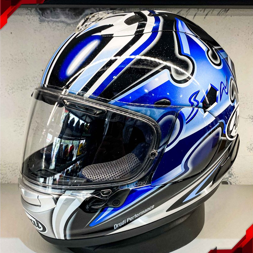 Helm Arai RX-7X Nakano Shuriken Silver Original Second 2nd Bekas RCX