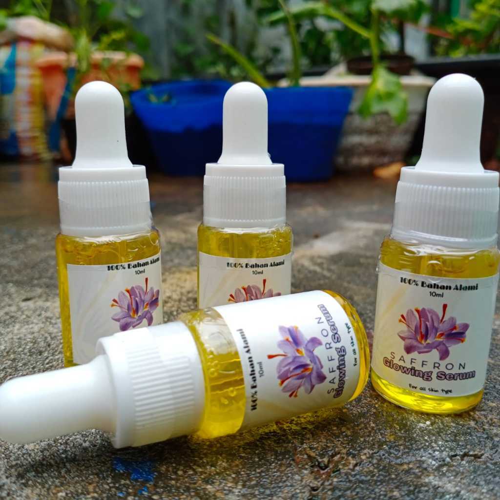BPOM TERLARIS SERUM GLOWING SAFFRON & SERUM GLOWING PINK - serum saffron glowing original