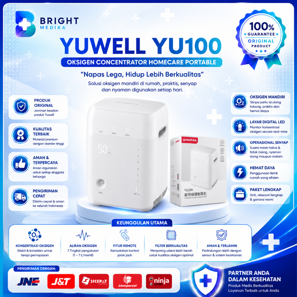 Yuwell YU100 Portable Oxygen Concentrator Home Care