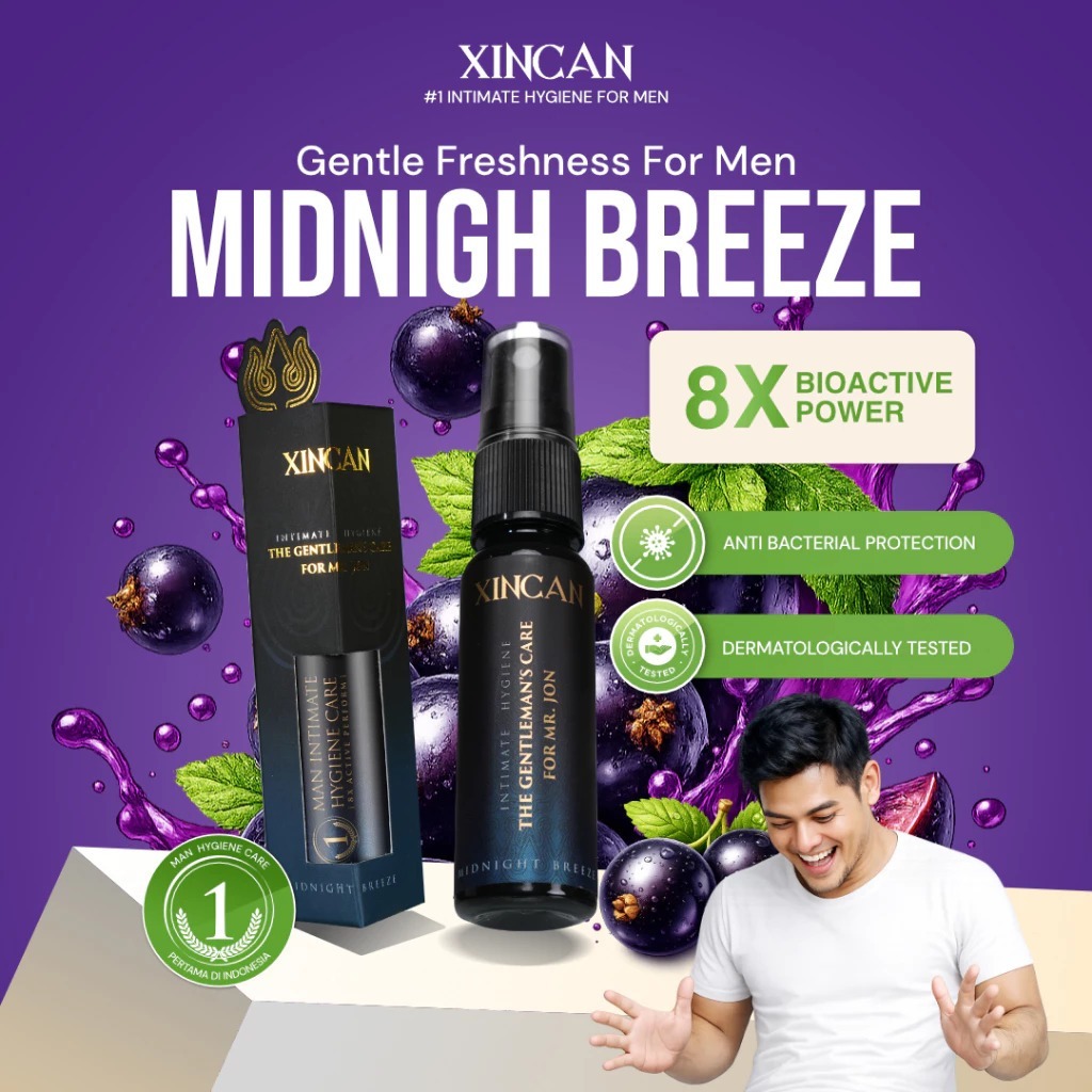Xincan Spray Varian Midnight Breeze Original For Man Cooling