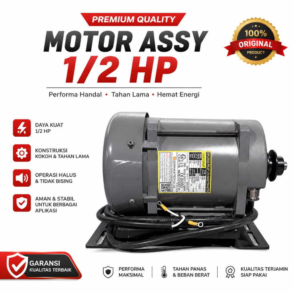 Motor Assy 1/2 HP | Motor Listrik 1/2 HP | Motor Pompa Industri