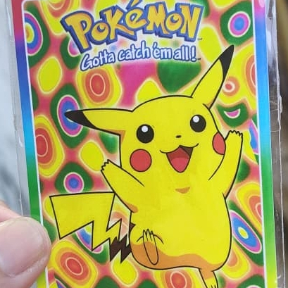 KARTU STIKER PIKACHU / POKEMON JADUL