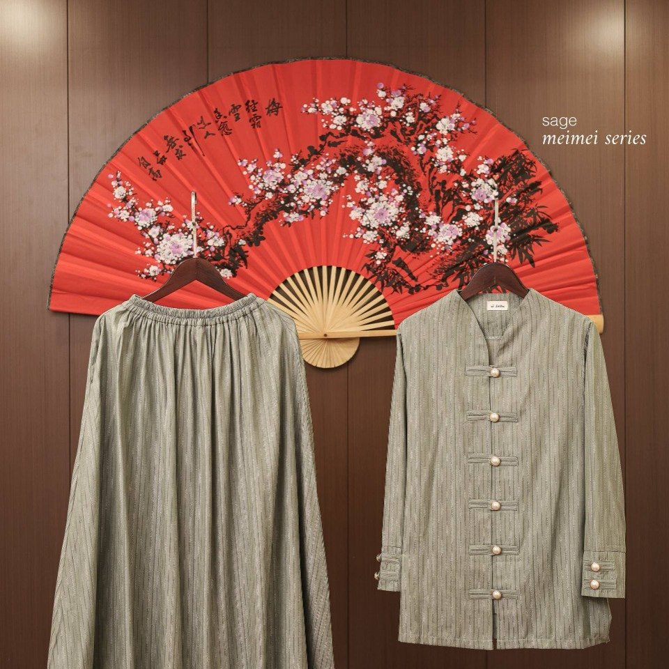 Mei Mei Series Viscose Tunik Set Rok Jetta - Set Tunik Viscose Mei Mei - Tunik Rok