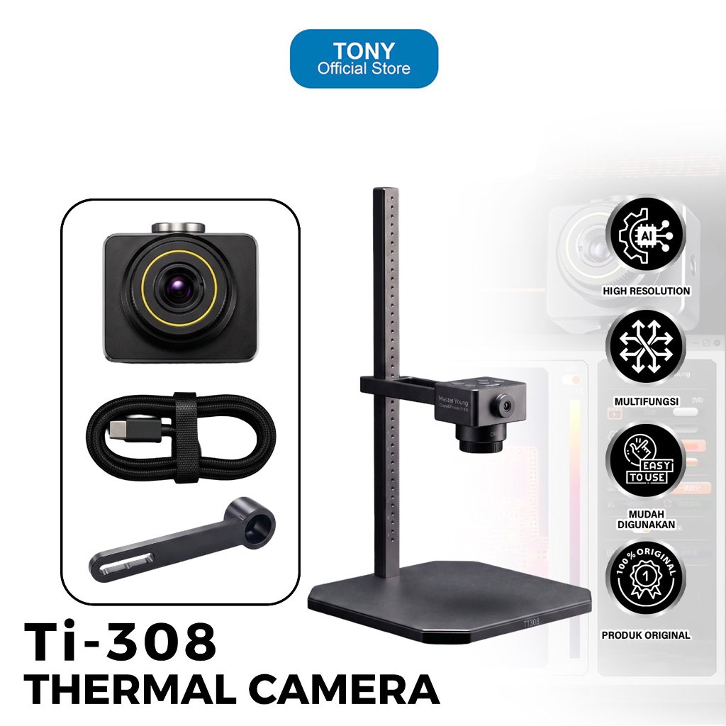 MR.YOUNG TI-308 KAMERA THERMAL IMAGING 256X192 USB TYPE-C UNTUK SERVIS PCB - KAMERA THERMAL MR.YOUNG