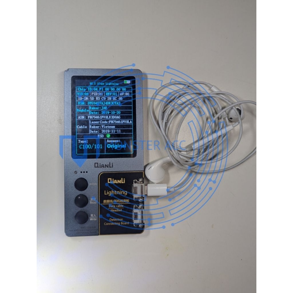 Earphone Lightning iPhone original second normal