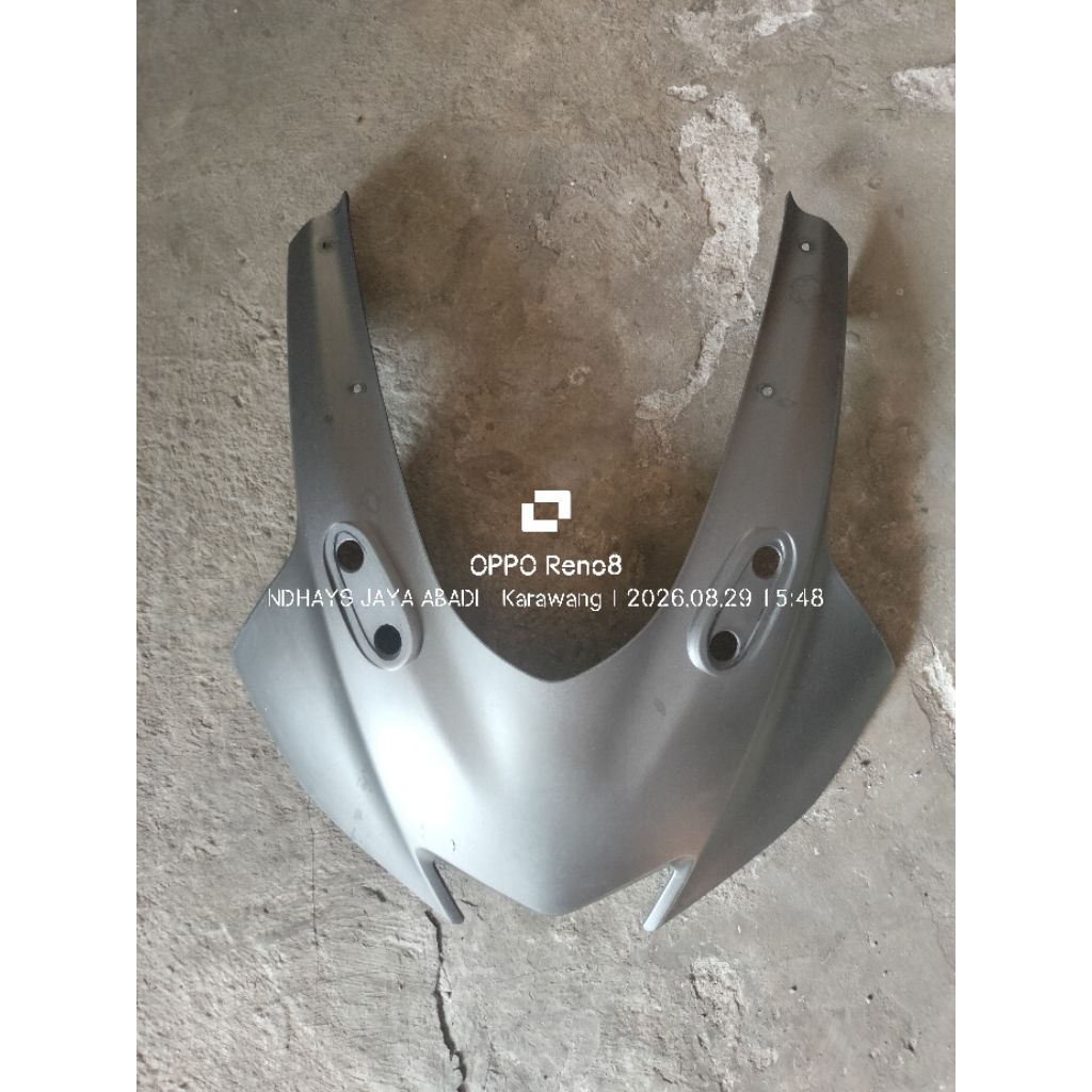 TOPENG/BODY COWLING PANEL FAIRING DEPAN R15 V3 GREY SECOND ORIGINAL