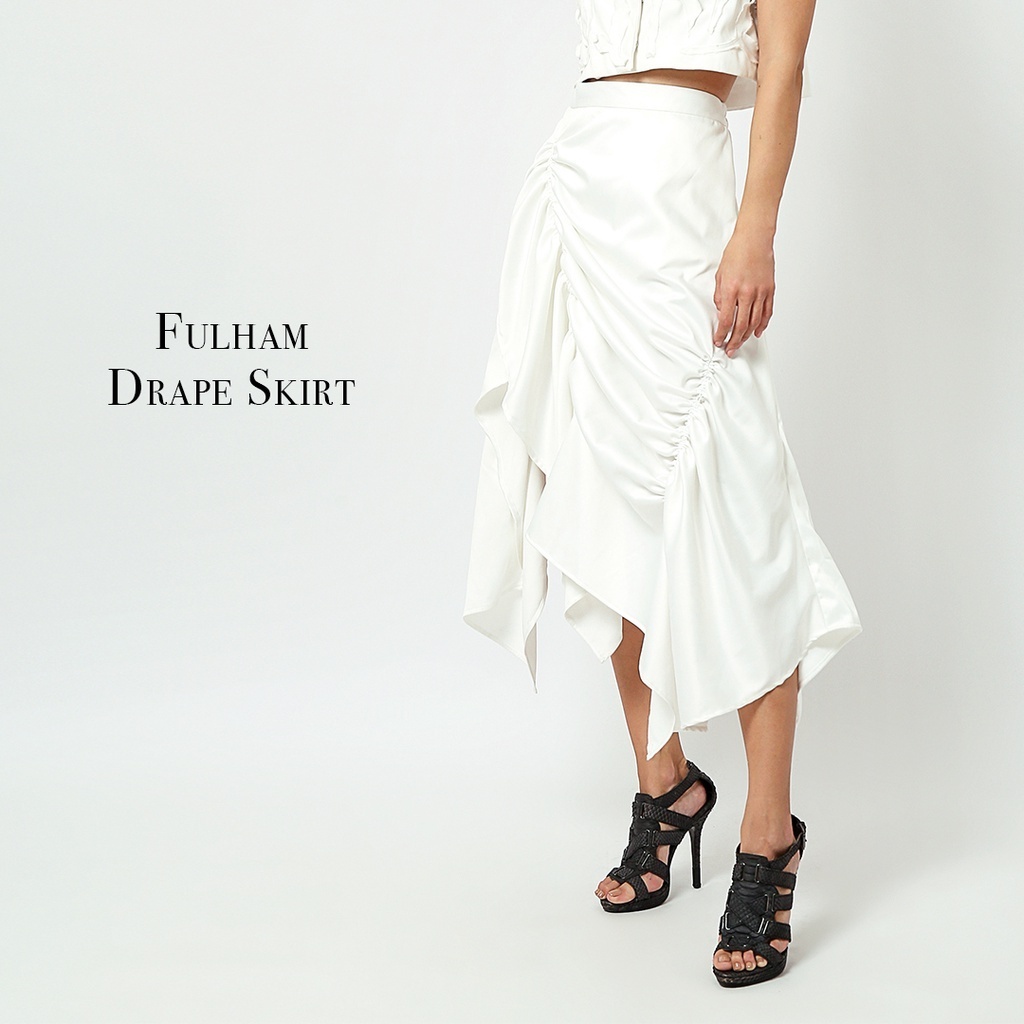 Fulham Drape Skirt - SEVELYNA