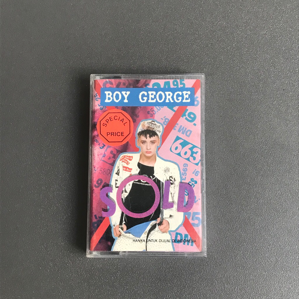 Kaset tape Boy George Casette Tape album Sold the iconic one  Mint Condition And Fresh One