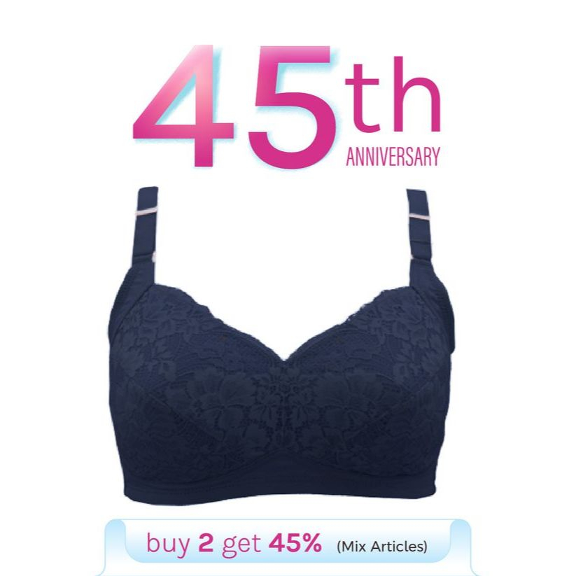 Wacoal Croire IB 3236 - Minimizer Bra - Full Cup Tanpa Kawat (wireless bra)
