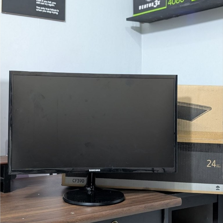 Monitor Samsung Curved Samsung 24 Inch 75Hz Fullset