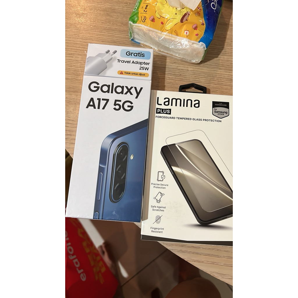 SAMSUNG A17 5G 8/256GB Biru Baru Segel Erafone Tang City