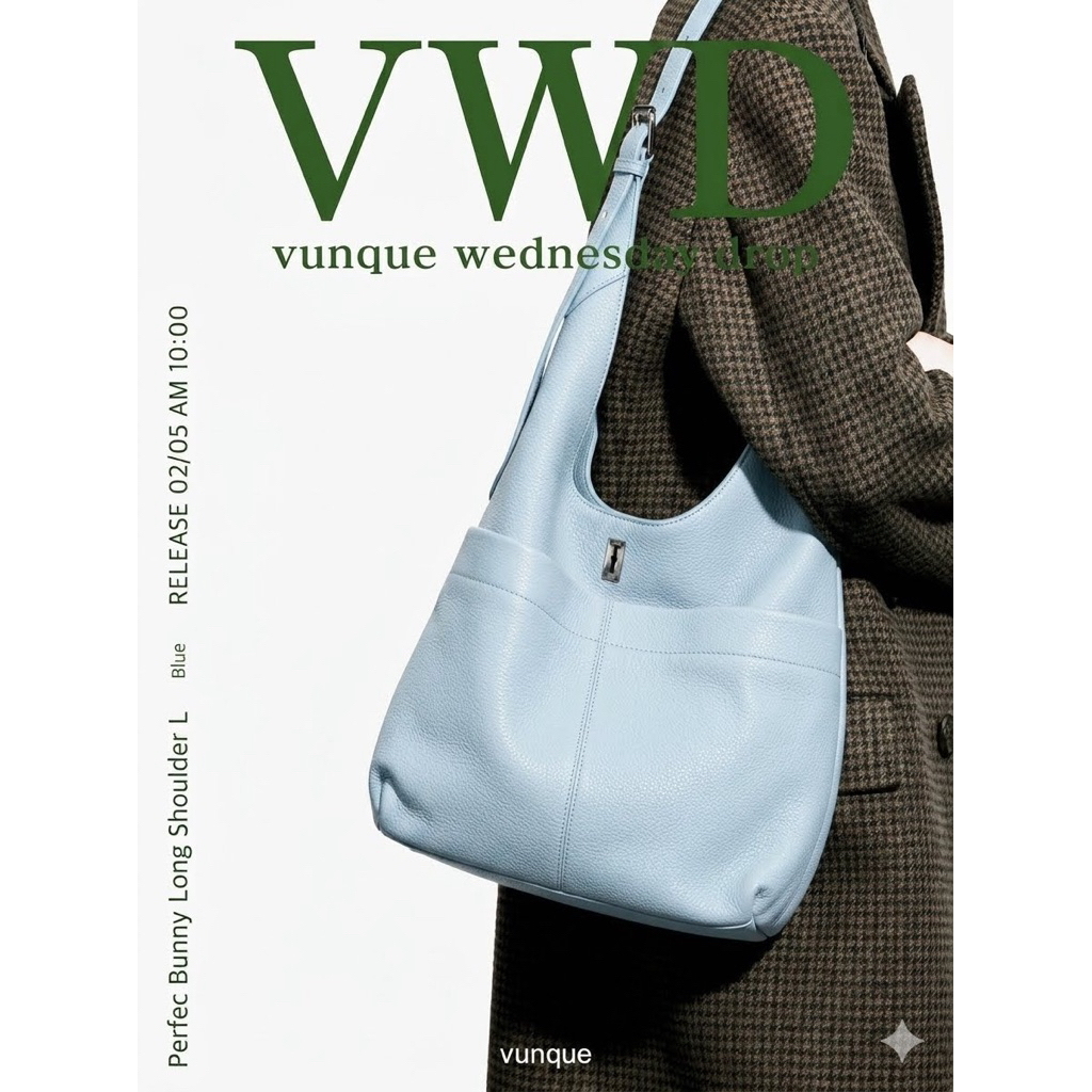 Tas Vunque Perfect Bunny Long Shoulder soft blue