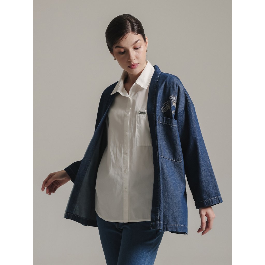 EXPAND Kalia Denim Outer | Outer Wanita - Lengan Panjang