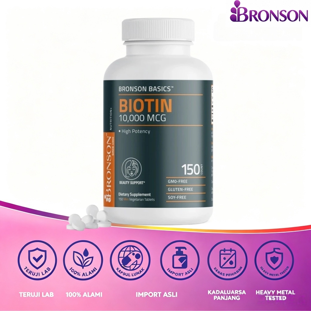 Bronson BASICS Biotin 5000MCG / 10000MCG