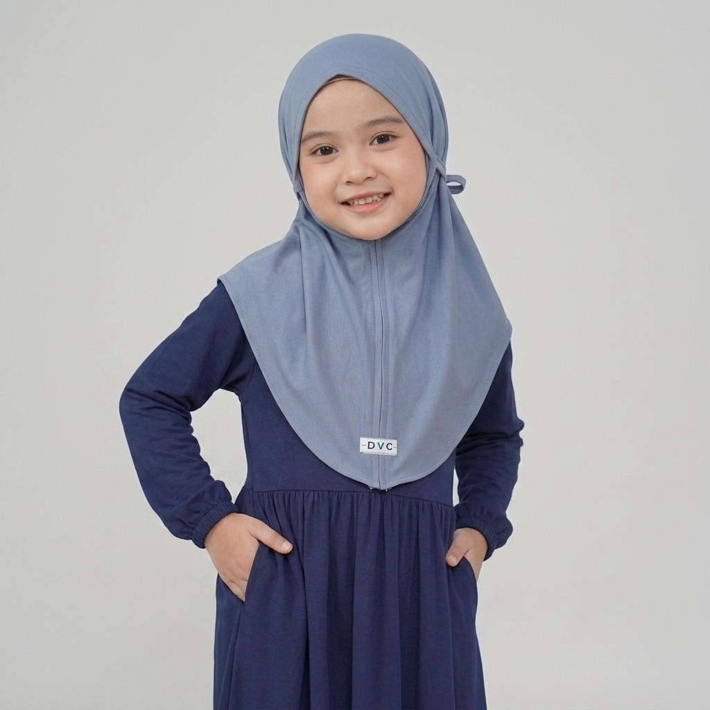 Jilbab Instan Bergo Anak TALI Usia 1 -5 Tahun Jersey / Hijab Maryam Anak Nyaman Terlaris