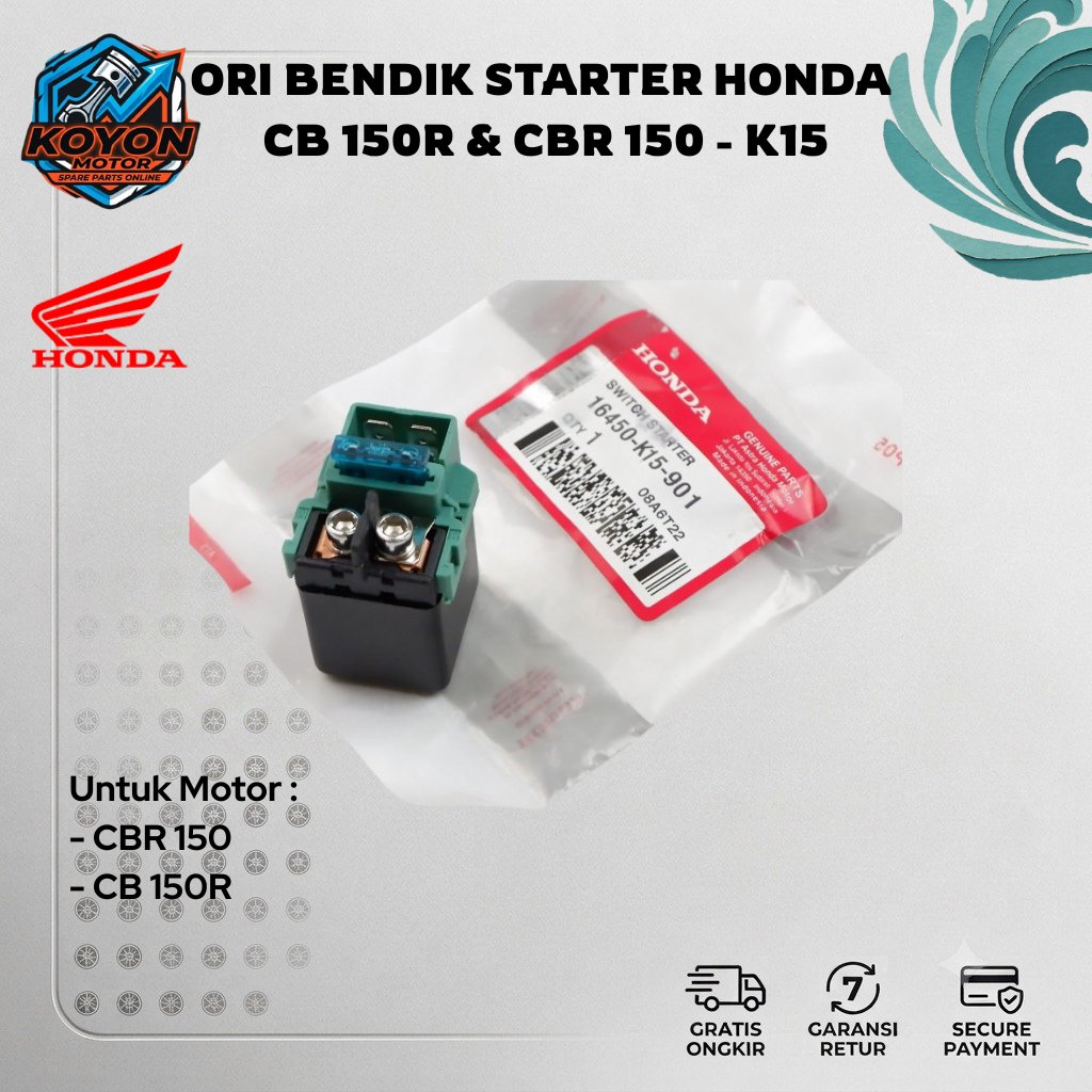Ori Bendik Starter Honda CB 150R & CBR 150 - K15