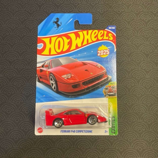 (Japan Card) Hotwheels Ferrari F40 Competizione Merah Red (Japan Card)