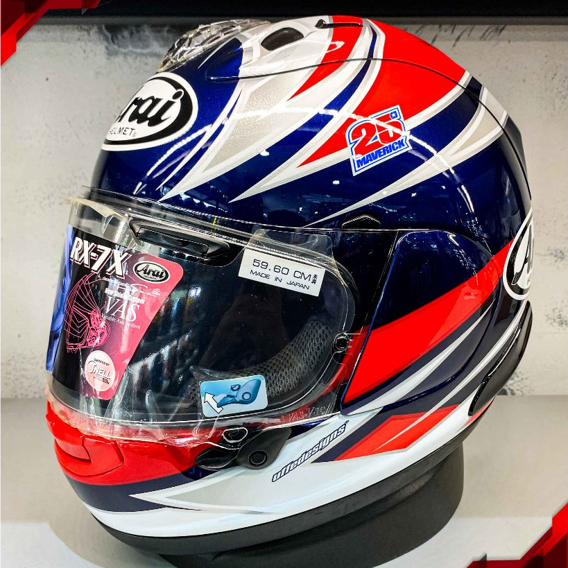Helm Arai RX-7X Maverick Vinales Original Second 2nd Bekas RCX