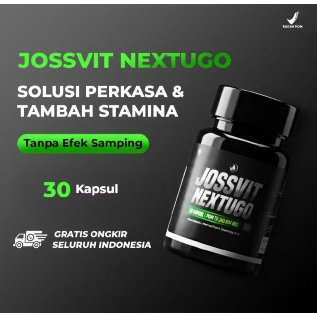 JossVIT Nextugo Original Suplem'en Kesehatan Isi 30 Kapsul BPOM
