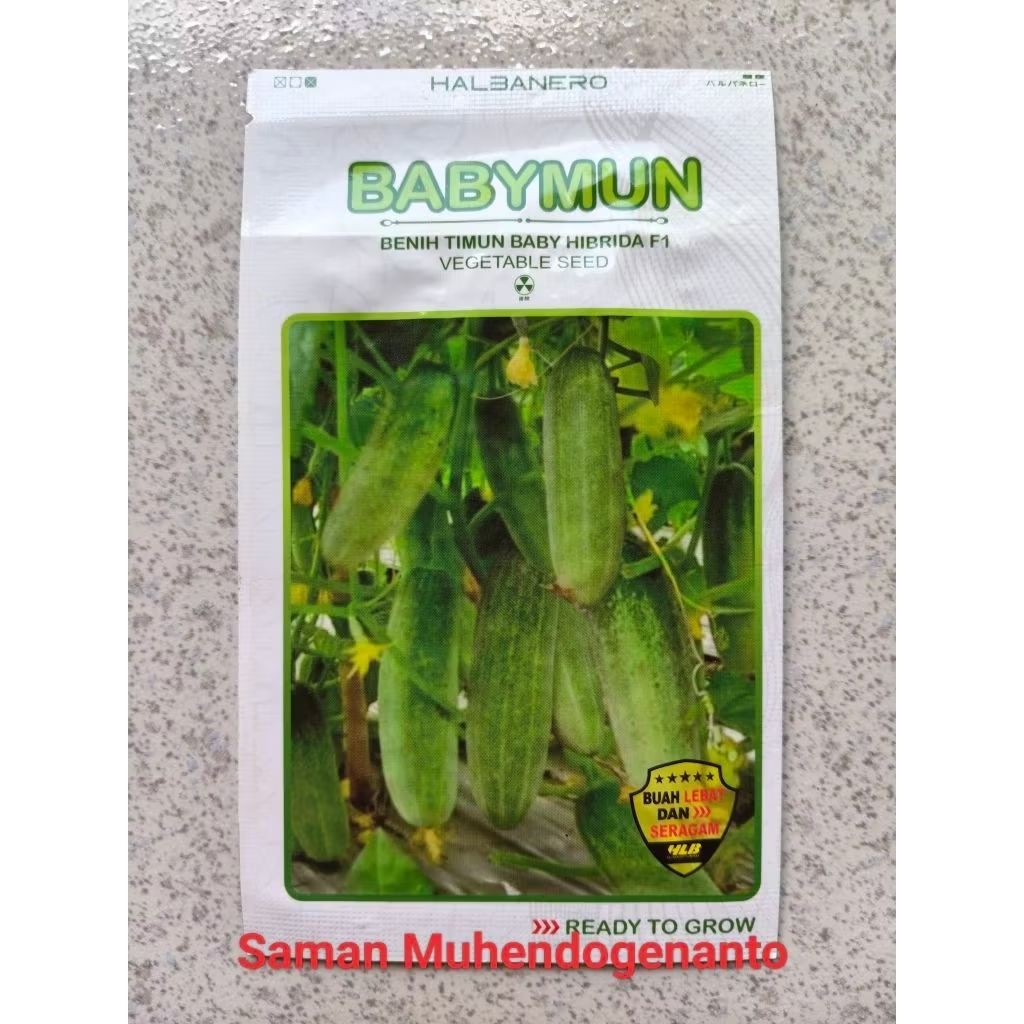 Benih Timun BABYMUN 20 gram Halbanero - Bibit Mentimun BABYMUN Halbanero