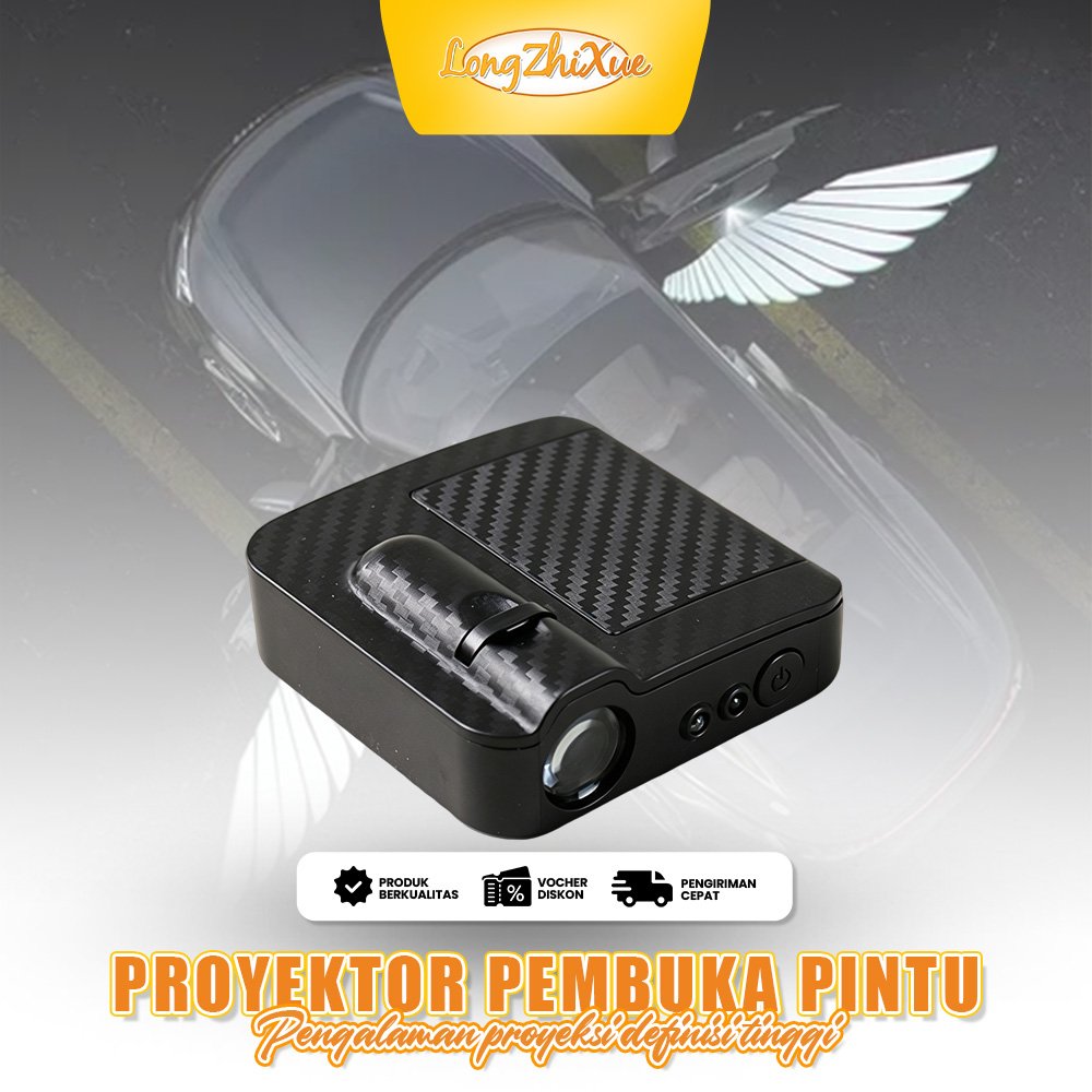 Lampu selamat datang pintu mobil definisi tinggi, lampu selamat datang pembukaan pintu mobil sensor 