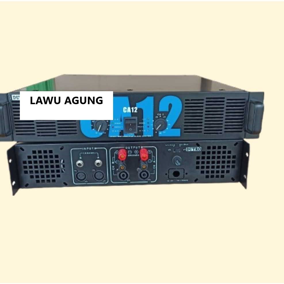 Box power amplifier ca 12 fullset box amplifier ca12 ful set + panel belakang