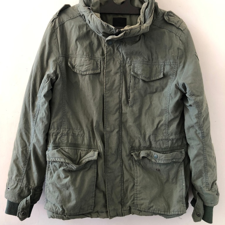 CL.RIDE.n Military Field Jacket – Olive Green