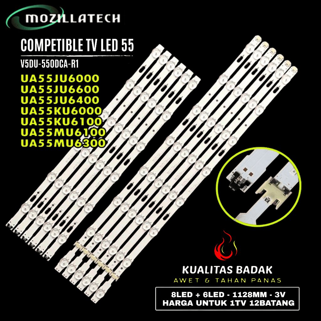 BACKLIGHT SAMSUNG UA55KU6000K UA55KU6000 UA55KU6100 UA55KU7000 UA55JU6000 UA55JU6600 V5DU-550DCA-R1