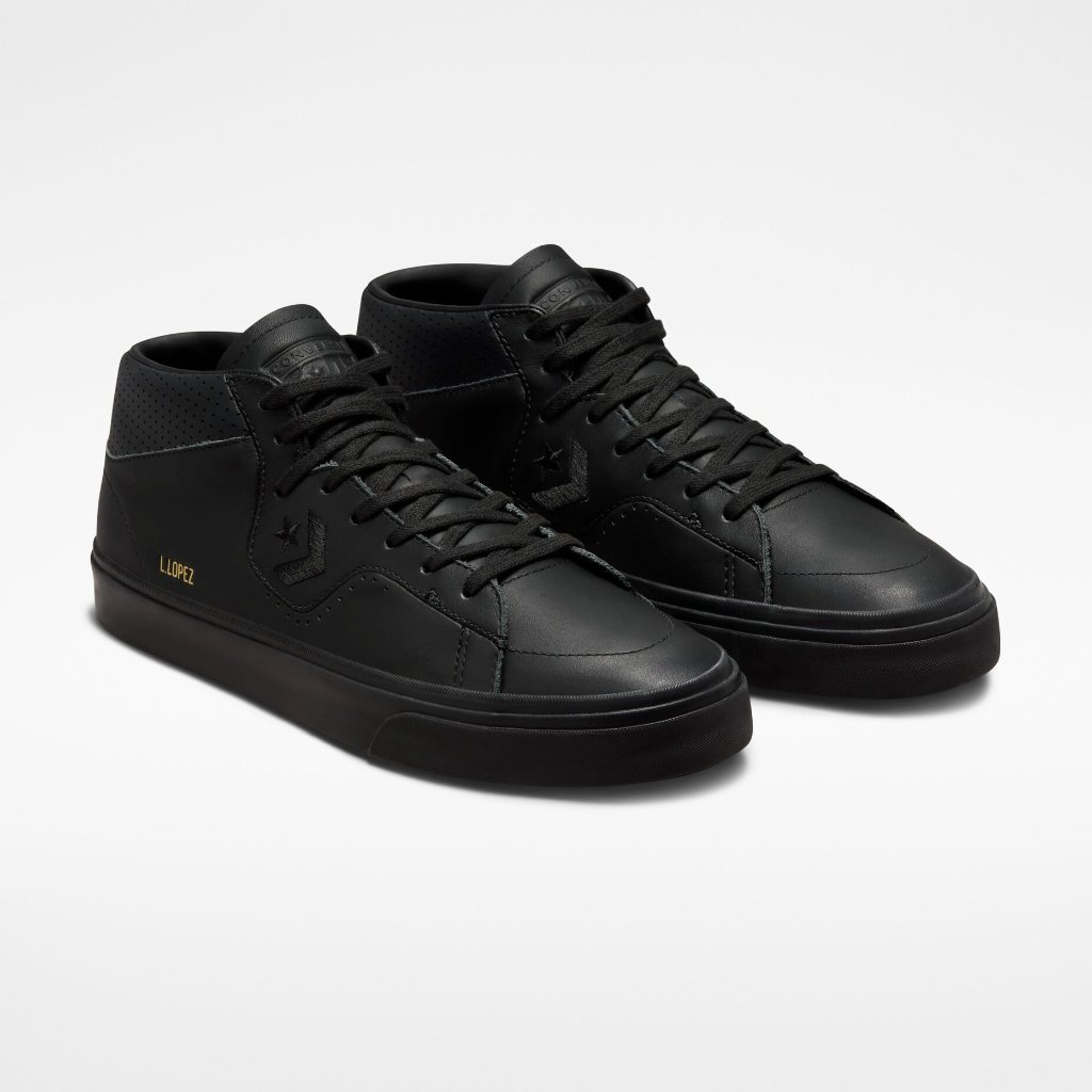 Converse Cons Louie Lopez Pro Leather Mid Top Black - Original