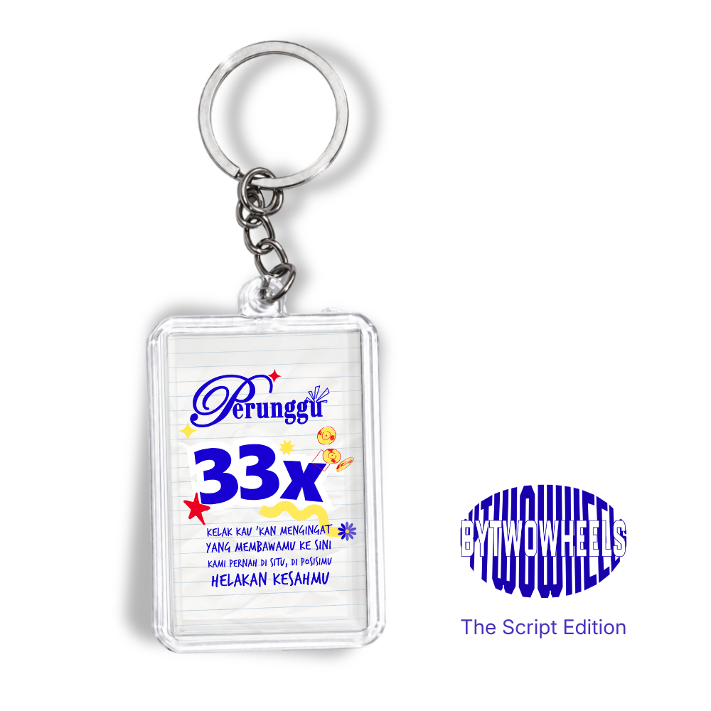 GANTUNGAN KUNCI PERUNGGU/PERUNGGU KEYCHAIN/PERUNGGU FANMADE