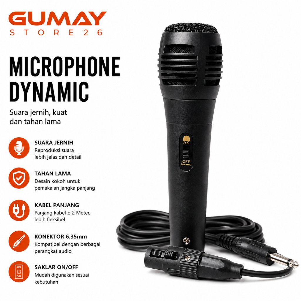 Mic Kabel /Mic Sistem kabel / Mikrofon Kabel / Mic karaoke