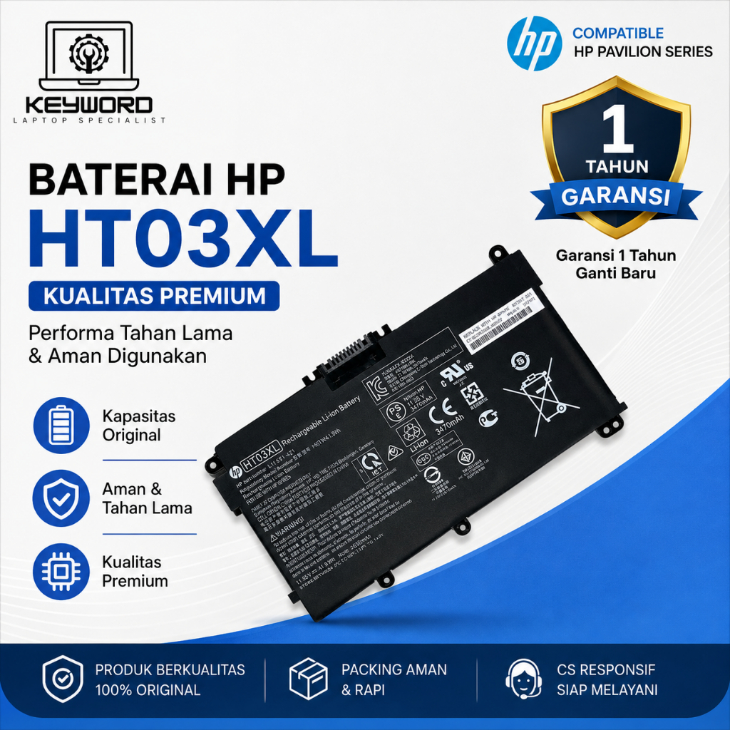 Baterai HP 256 G8, 255 G8, 250 G8, 246 G8, 245 G8, 240 G8