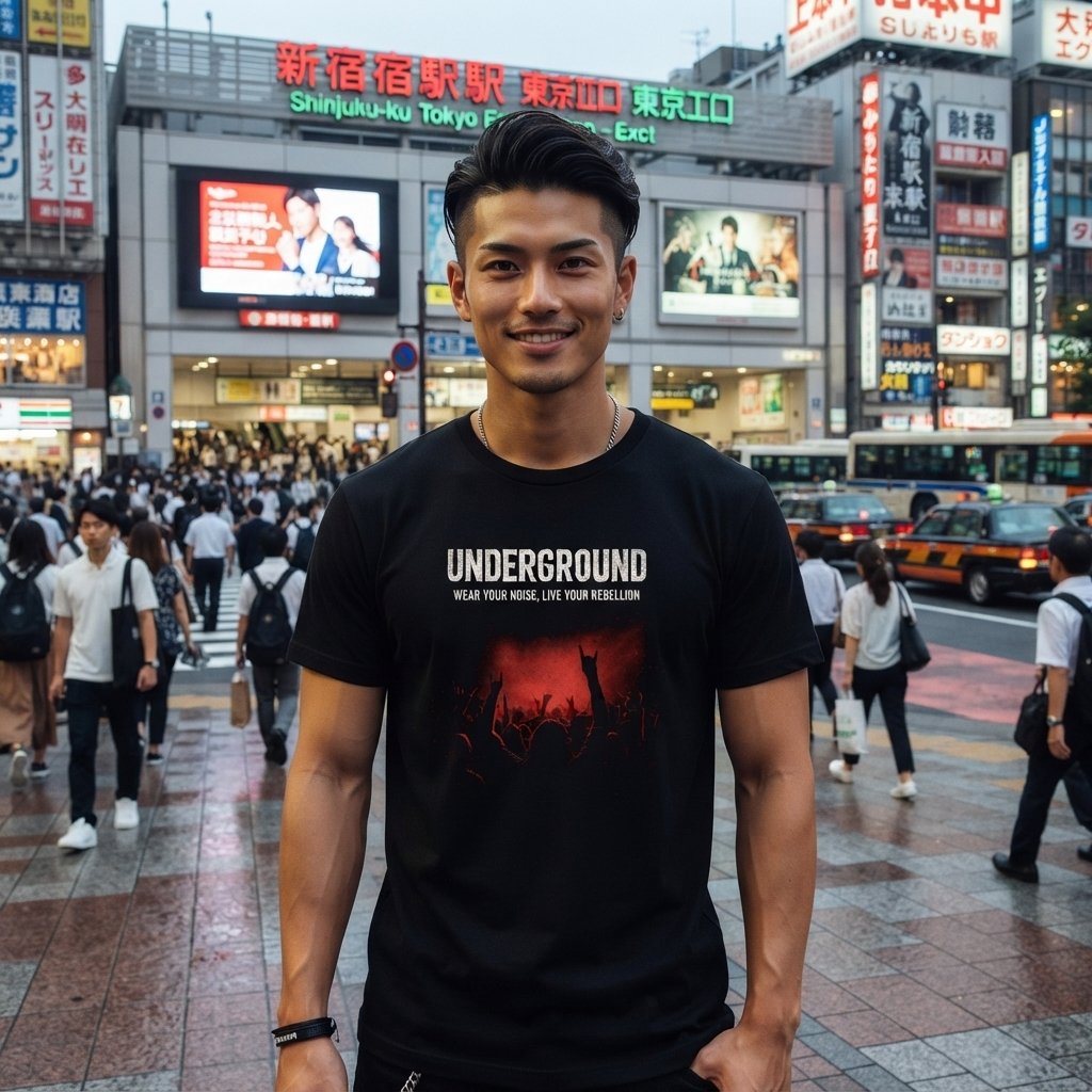 UNDERGROUND WEAR YOUR NOISE | KAOS BAND | KAOS DISTRO HARAJUKU CORE | UNDERGROUND |