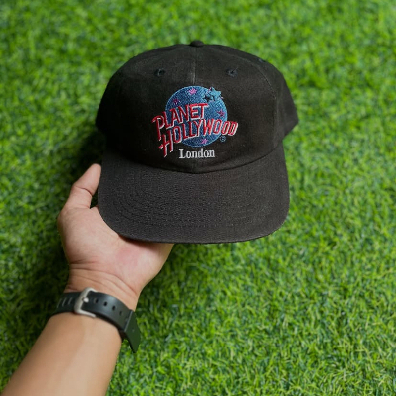 VTG PLANETWOLLYWOOD HAT - BLACK