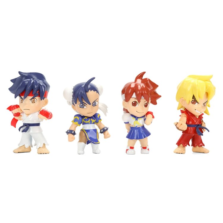 JADA TOYS Street Fighter Metalfigs Super Gem Fighter Mini Mix Diecast Figurine