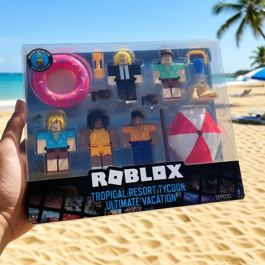 ROBLOX Tropical Resort Tycoon Ultimate Vacation Figures