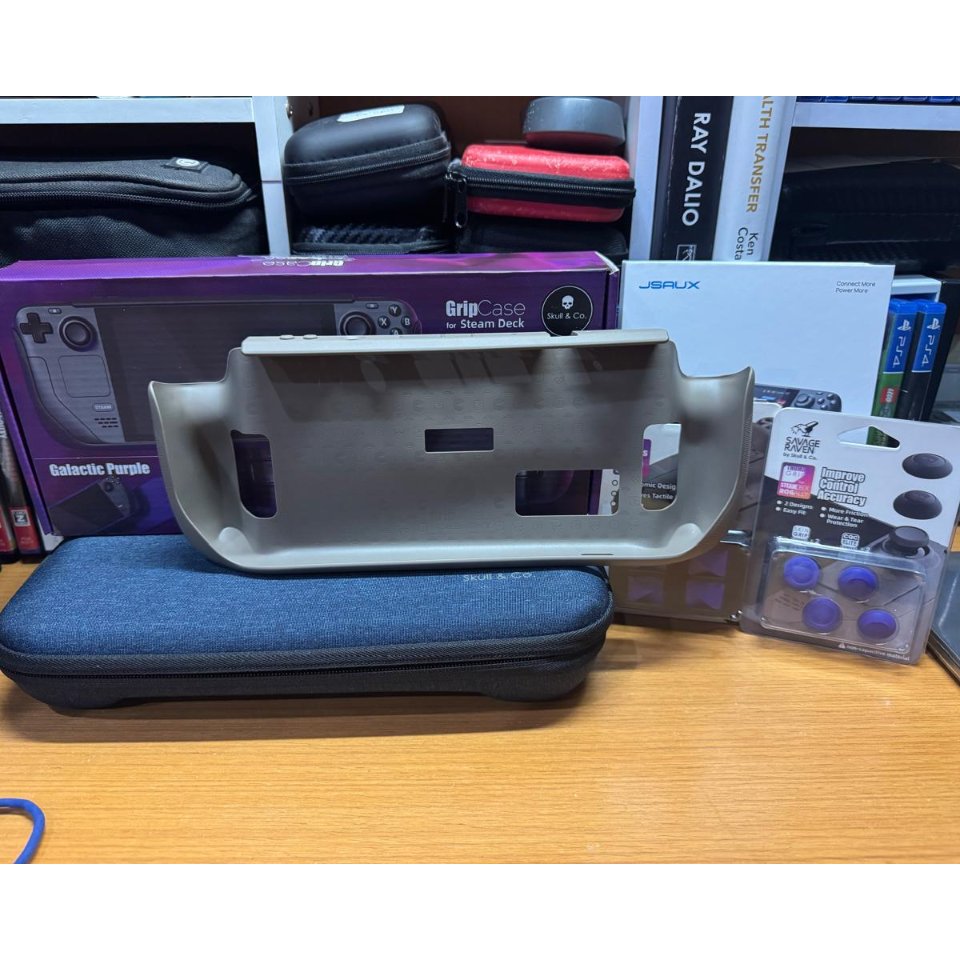 Aksesoris / Accessories Steam Deck Oled Second Mulus - Pouch / Casing Case / Thumb Grip / Back Butto