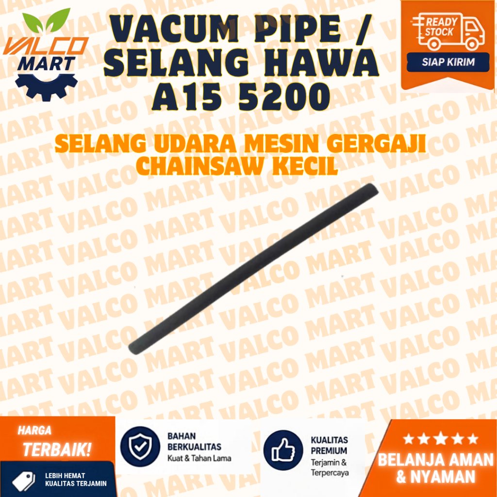 Selang Udara / Selang Hawa / Vacum Pipe Mesin Gergaji ChainSaw Kecil 5200 5800