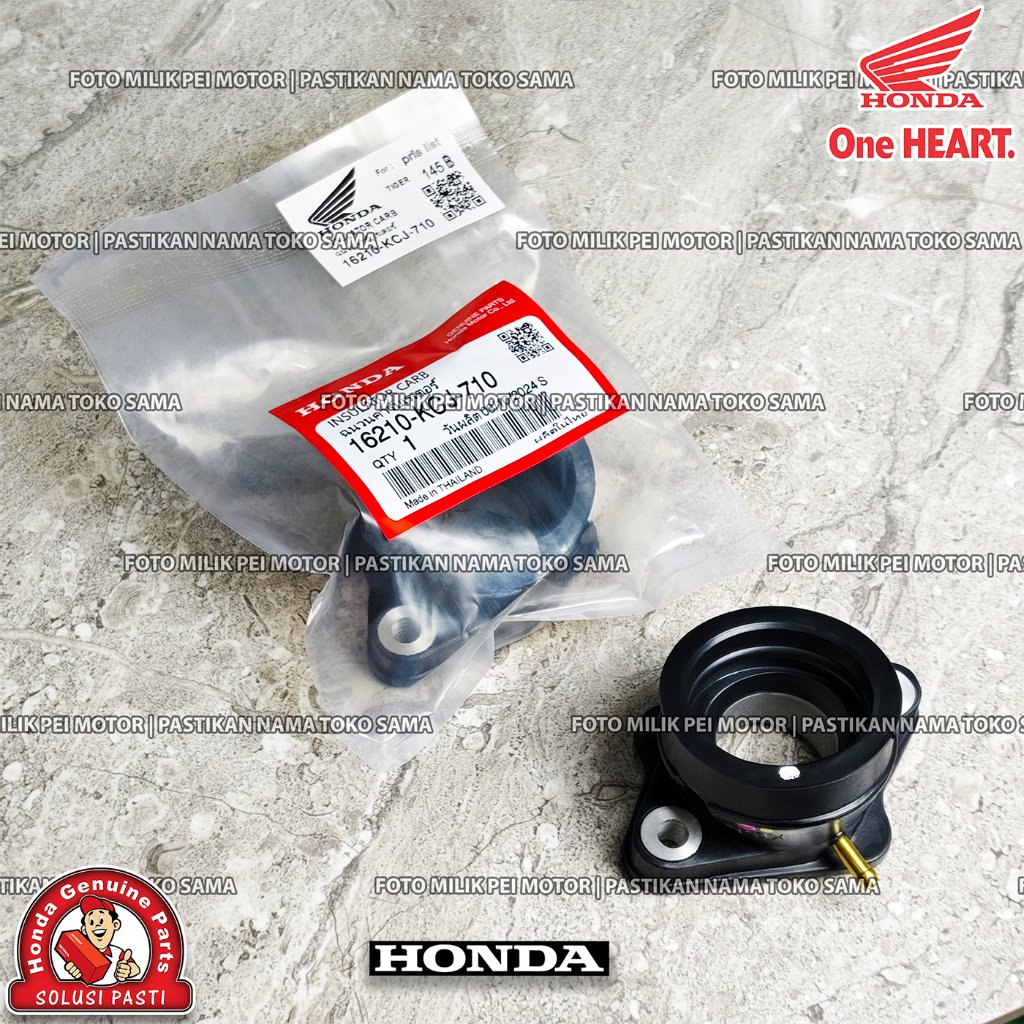 Intake Manipol Karbu Tiger Revo Revolution KCJ 2006-2012 Insulator Carburetor Thailand 16210-KCJ-710