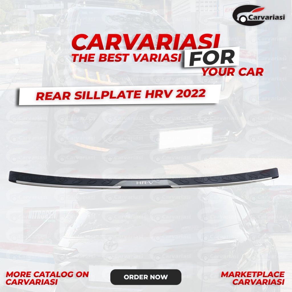 Sillplate Bagasi HRV 2022 Carvariasi pelindung Bagasi HRV 2022 Rear Sillplate HRV 2022