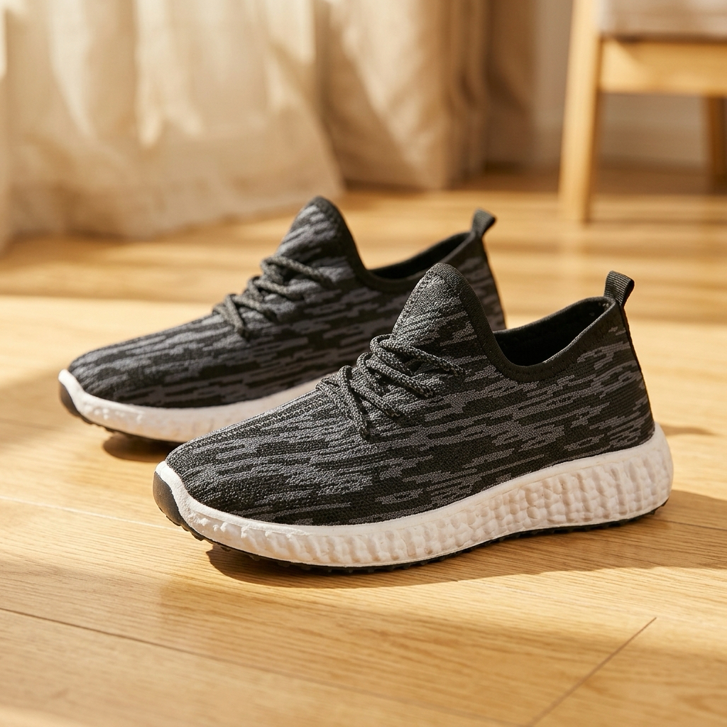 MKT , SNEAKERS WANITA Sepatu Sport Rajut Wanita Sepatu Sneakers Wanita Putih Polos Sepatu Lari Wanit