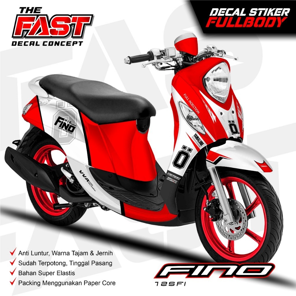 Decal Fino 125 Full Body Stiker Fino 125 Full Body Stiker Fino 125 Full Body Varias Stiker Motor Fin