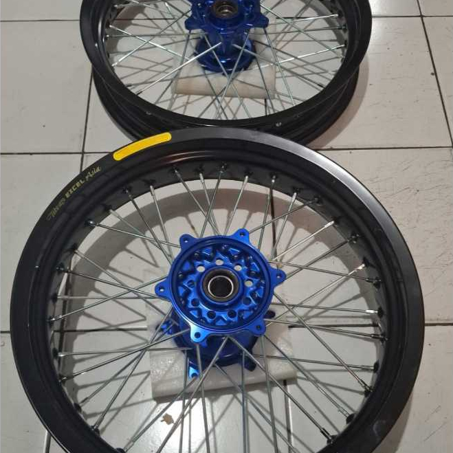 Velg supermoto YZ125 YZ250x YZ250FX YZ250F velg excel tromol cnc wheelset yz supermoto