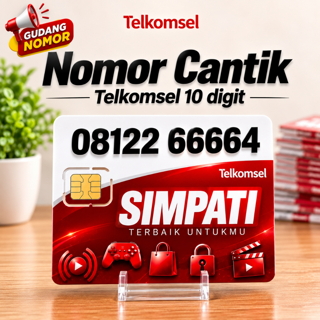 Nomor Cantik Simpati Telkomsel Serian 10 DIGIT 66664 Telkomsell Cantik No Cantik Telkomsel Simpati C