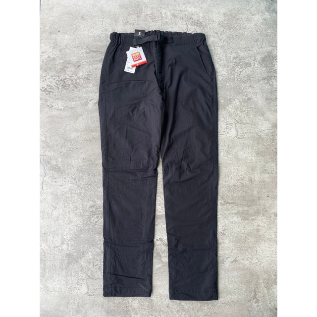 Celana Panjang by Uniqlo Hangat Heattech Warm Easy Pants Black Bnwt
