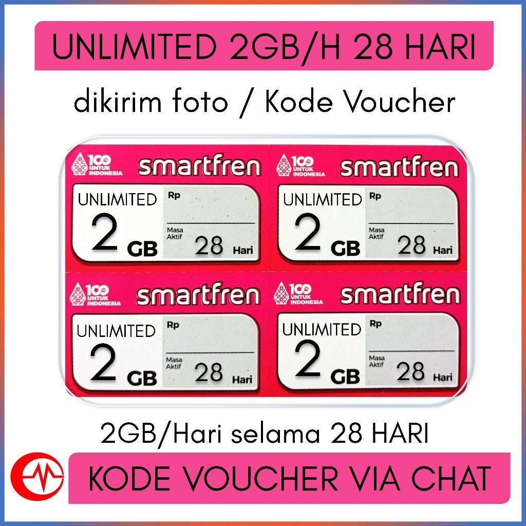 Voucher Smartfren Unlimited 2GB 28 hari