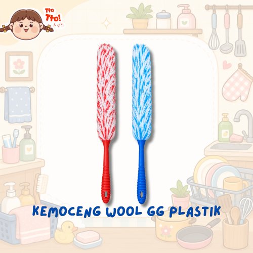 TTOTTO Kemoceng Wool GG Plastik | Kemoceng Wool | Kemoceng Plastik | Kemoceng Debu | Kemoceng Gagang