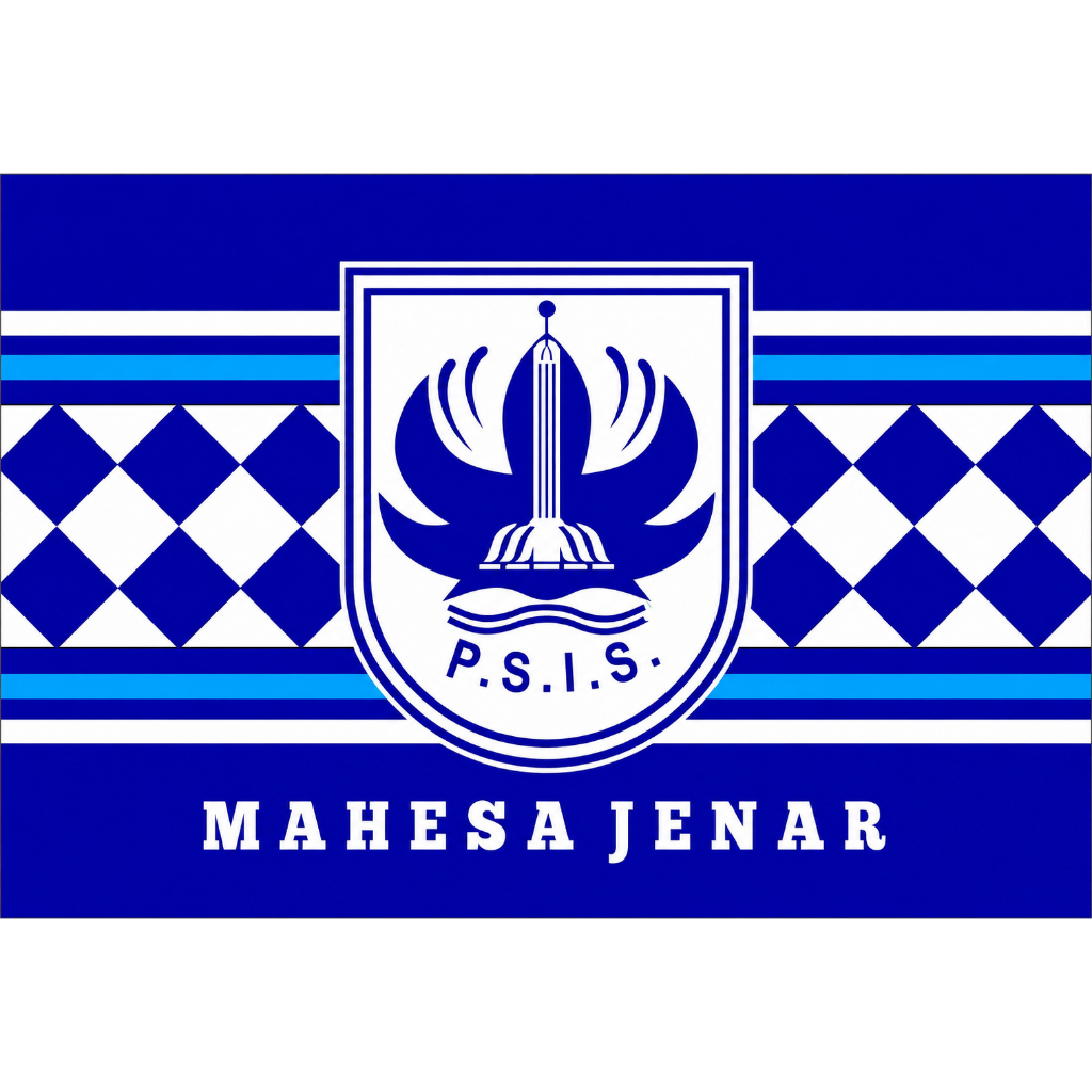 BENDERA PSIS SEMARANG BISA CUSTOM TULISAN