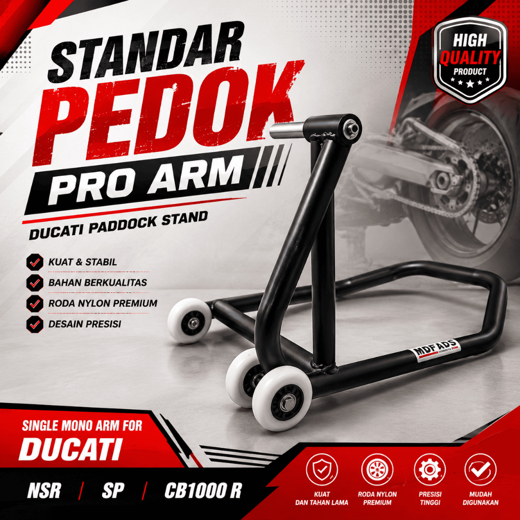 Standar Pedok Pro Arm ducati paddock stand single mono arm for Ducati Nsr Sp Cb1000 R |urwahalbariqi