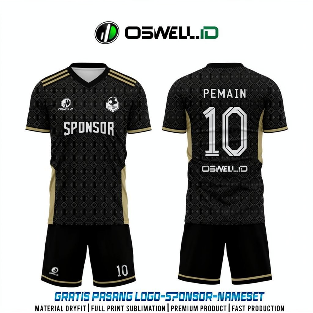 BAJU JERSEY FUTSAL DAN SEPAK BOLA FREE CUSTOM FULL PRINTING PREMIUM  [KODE OSWELL FO OS68]